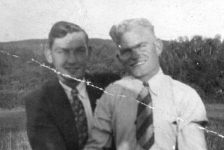 414: William Bonia and Francis Walsh. (circa 1940-1945) [courtesy of Albert Walsh jr]  - William son of Peter Bonia &amp;amp; Veronica Carroll; Francis son of William Walsh &amp;amp; Anastasia Whelan